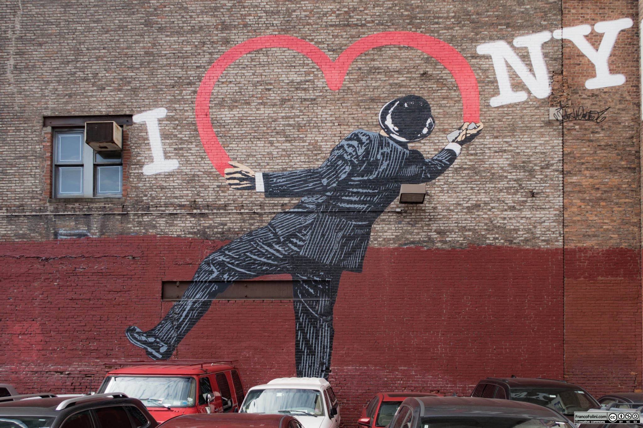 "I Love New York" by Nick Walker, 17th Street and 6th Ave, Flatiron District, Manhattan, New York